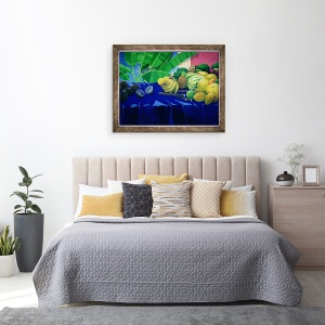 Tablou inramat - Lincoln Seligman - Fructe tropicale, 60 x 80 cm - Img 3