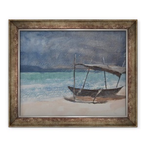 Tablou inramat - Lincoln Seligman - Furtuna se apropie, 50 x 60 cm