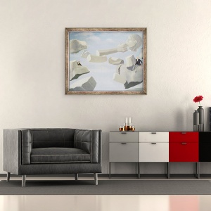 Tablou inramat - Lincoln Seligman - Litigii Furie, 70 x 85 cm - Img 2