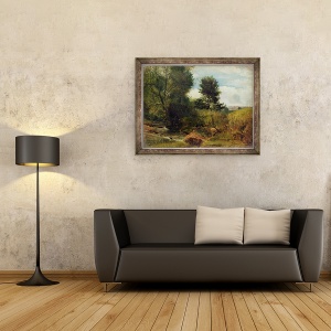 Tablou inramat - Lionel Constable - Vedere pe raul Sid, langa Sidmouth, 70 x 90 cm - Img 2