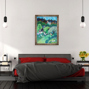 Tablou inramat - Lisa Graa Jensen - Sfarsitul liniei, 60 x 80 cm - Img 3