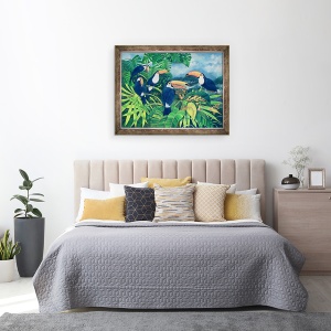 Tablou inramat - Lisa Graa Jensen - Toucan Talk, 60 x 80 cm - Img 3