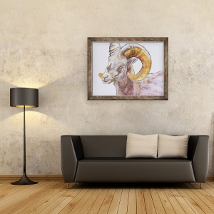 Tablou inramat - Lou Gibbs - Corn lung american, 60 x 80 cm - Img 2