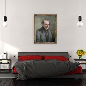 Tablou inramat - Louis Jules Etex - Auguste Comte 1798-1857, 60 x 80 cm - Img 3