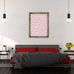 Tablou inramat - Louisa Hereford - Inimi legate, 70 x 90 cm - Img 3