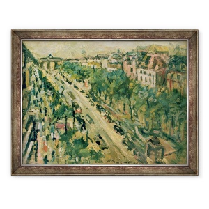 Tablou inramat - Lovis Corinth - Berlin, Unter den Linden, 70 x 90 cm