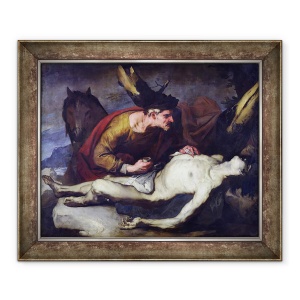 Tablou inramat - Luca Giordano - The Good Samaritan, 70 x 85 cm