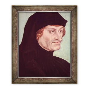Tablou inramat - Lucas Cranach the Elder - Portret De Rudolf Agricola 1444-85, 70 x 85 cm