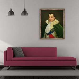 Tablou inramat - Luigi Toro - Joseph Bonaparte 1768-1844, 50 x 60 cm - Img 2