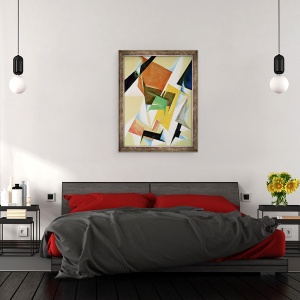 Tablou inramat - Lyubov Sergeevna Popova - Compostion, 70 x 90 cm - Img 3