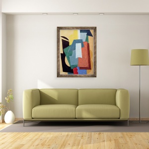 Tablou inramat - Lyubov Sergeevna Popova - vara, 70 x 90 cm - Img 2