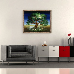 Tablou inramat - Magdolna Ban - Copacul Viselor, 70 x 85 cm - Img 2