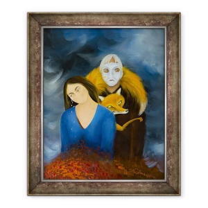 Tablou inramat - Magdolna Ban - Menage a Trois, 50 x 60 cm