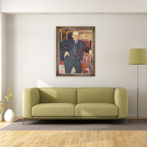 Tablou inramat - Marie Clementine Valadon - Portret De Monsieur Mori, 70 x 90 cm - Img 2