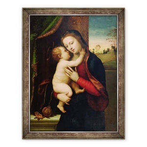 Tablou inramat - Mariotto Albertinelli - Madonna si Copilul, 70 x 90 cm
