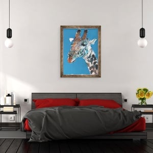 Tablou inramat - Mark Adlington - Bull Masai Girafa, 2018, 60 x 80 cm - Img 3