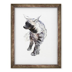 Tablou inramat - Mark Adlington - Dungi Hiaena Pup, 2010, 70 x 90 cm