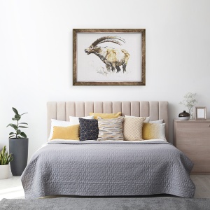 Tablou inramat - Mark Adlington - Ibex, 60 x 80 cm - Img 3