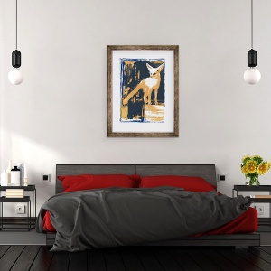 Tablou inramat - Mark Adlington - Little Desert Fox, 2015, 70 x 90 cm - Img 3