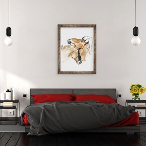 Tablou inramat - Mark Adlington - Nuzzle Przewalski, 70 x 90 cm - Img 3