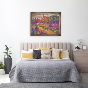 Tablou inramat - Marta Martonfi-Benke - Dragoste de toamna, 60 x 80 cm - Img 3