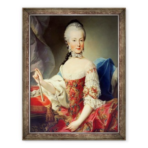 Tablou inramat - Martin II Mytens - Arhiducesa Maria Amalia Habsburg-Lothringen, 1746-1804, 70 x 90 cm