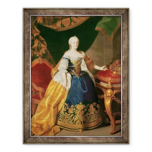 Tablou inramat - Martin Mytens - Portret De imparateasa Maria Tereza De Austria 1717-80, 60 x 80 cm