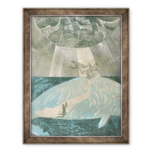 Tablou inramat - Mary Kuper - Talisman, in interiorul corpului fiarei, 70 x 90 cm