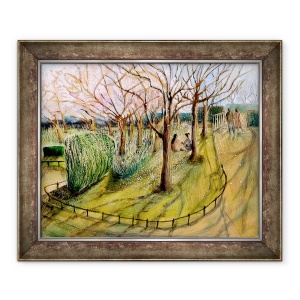 Tablou inramat - Mary Kuper - Turisti japonezi, 50 x 60 cm