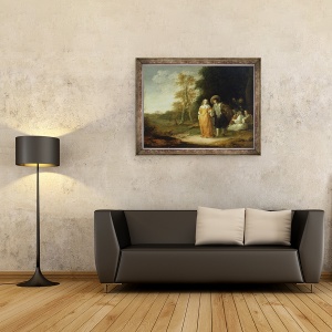 Tablou inramat - Matthias Scheits - Facand o plimbare, 70 x 90 cm - Img 2