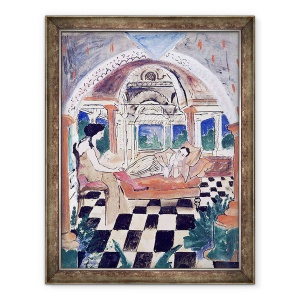 Tablou inramat - Max Jacob - Apollinaire si muza lui, 70 x 90 cm