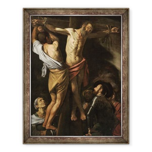 Tablou inramat - Michelangelo Merisi da Caravaggio - Rastignirea Sfantului Andrei, 60 x 80 cm