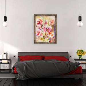 Tablou inramat - Neela Pushparaj - doar crin, 60 x 80 cm - Img 3