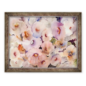 Tablou inramat - Neela Pushparaj - vise florale, 70 x 90 cm