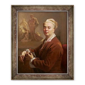 Tablou inramat - Nicolas de Largilliere - Autoportret, 70 x 85 cm