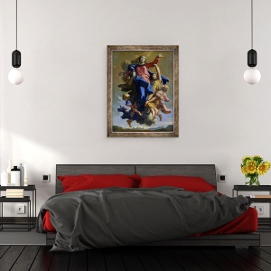 Tablou inramat - Nicolas Poussin - Adormirea Maicii Domnului I, 60 x 80 cm - Img 3