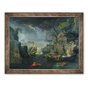 Tablou inramat - Nicolas Poussin - Iarna, sau Potopul, 70 x 90 cm