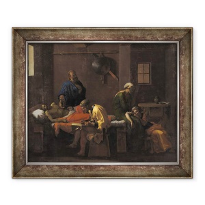 Tablou inramat - Nicolas Poussin - Testamentul lui Eudamidas, 50 x 60 cm