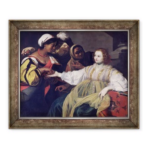Tablou inramat - Nicolas Regnier - Ghicitoarea, 50 x 60 cm