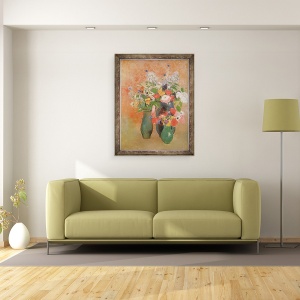 Tablou inramat - Odilon Redon - Viata statica a florilor, 70 x 90 cm - Img 2