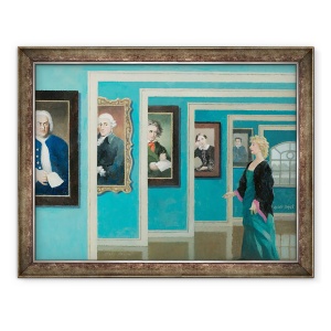 Tablou inramat - Ophelia Redpath - Bach si dincolo de, 70 x 90 cm