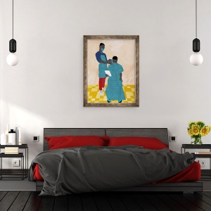 Tablou inramat - Osinachi - increderea nu mai conteaza, 70 x 90 cm - Img 3