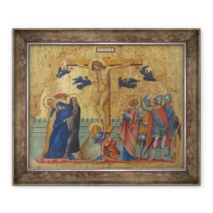 Tablou inramat - Paolo Veneziano - The Crucifixion, 50 x 60 cm