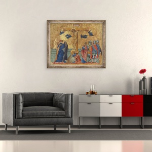 Tablou inramat - Paolo Veneziano - The Crucifixion, 50 x 60 cm - Img 2