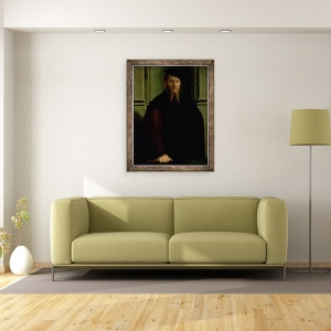 Tablou inramat - Parmigianino - Portretul unui barbat, 60 x 80 cm - Img 3