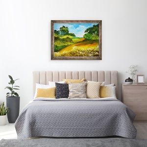 Tablou inramat - Patricia Brintle - La route de Mouline, 70 x 90 cm - Img 3