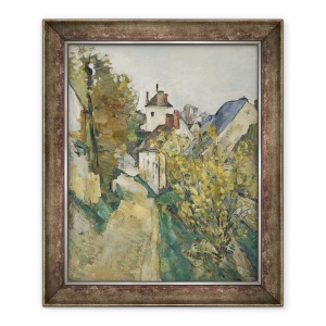 Tablou inramat - Paul Cezanne - Casa lui Dr. Gachet in Auvers-sur-Oise, 70 x 85 cm