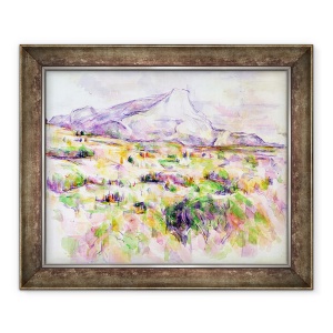 Tablou inramat - Paul Cezanne - Mont Sainte-Victoire de la Les Lauves, 70 x 85 cm