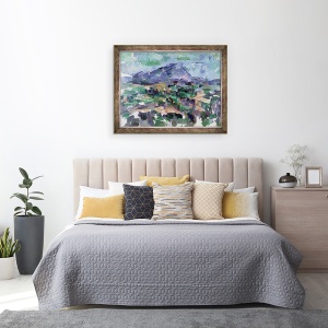 Tablou inramat - Paul Cezanne - Muntele Sainte-Victoire II, 60 x 80 cm - Img 3