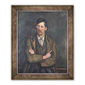 Tablou inramat - Paul Cezanne - Omul cu brate incrucisate, 50 x 60 cm